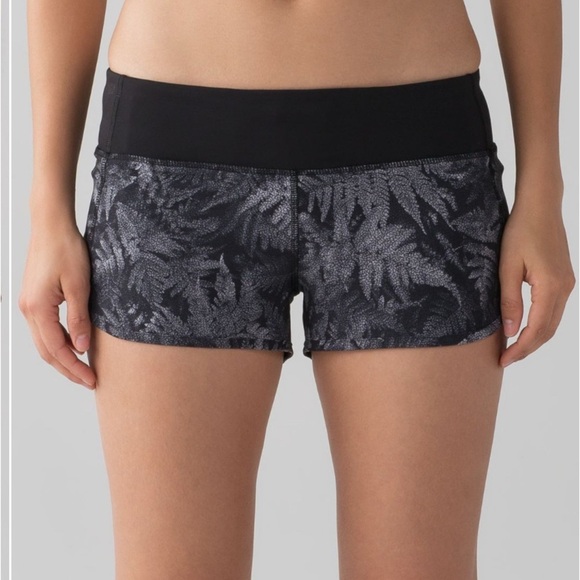 Lululemon Speed Short 2.5” Kindred Spirit Black & Grey - Picture 2 of 7